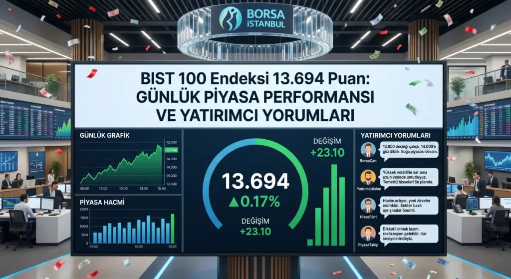 BIST 100 günlük piyasa performansı